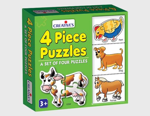 4 Piece Puzzles
