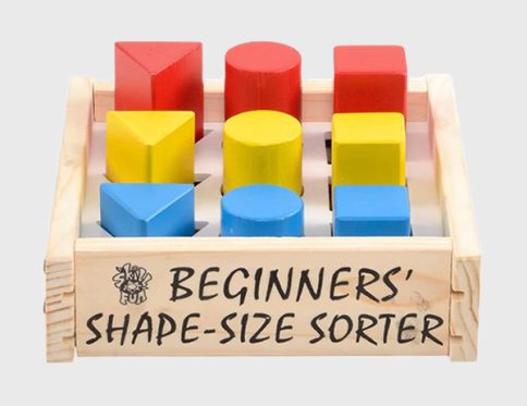 Beginner Shape Size Sorter