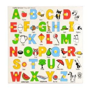 Capital Alphabet Puzzle With Pictures