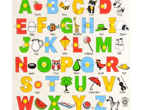 Capital Alphabet Puzzle With Pictures