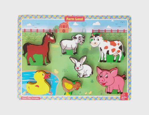 Chunky Puzzle-Farm Animals