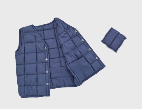 4kg Distributed Weighted Jacket (9-11 year old) – Indigo Color