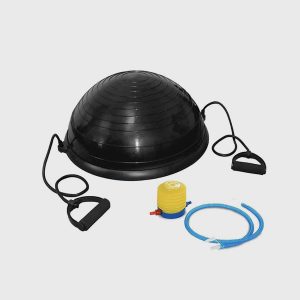Bosu Ball - Body Balancing with Resistance Bands and Foot Pump-58 cm
