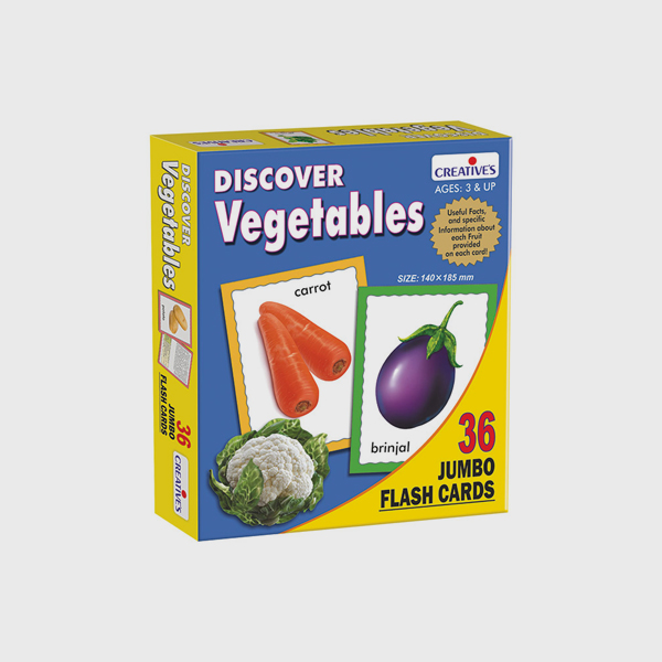 Discover Vegetables (Jumbo Flash Cards)