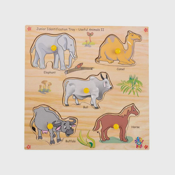 Identification Tray-Useful Animals II