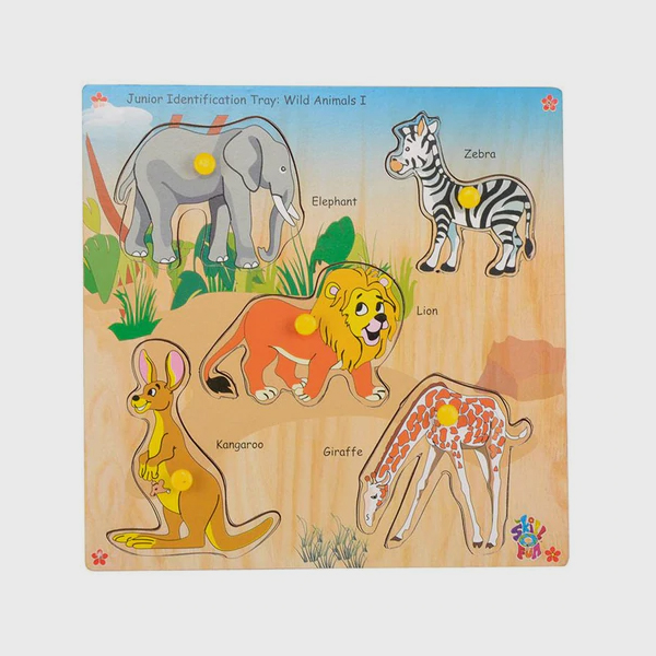 Identification Tray-Wild Animals I