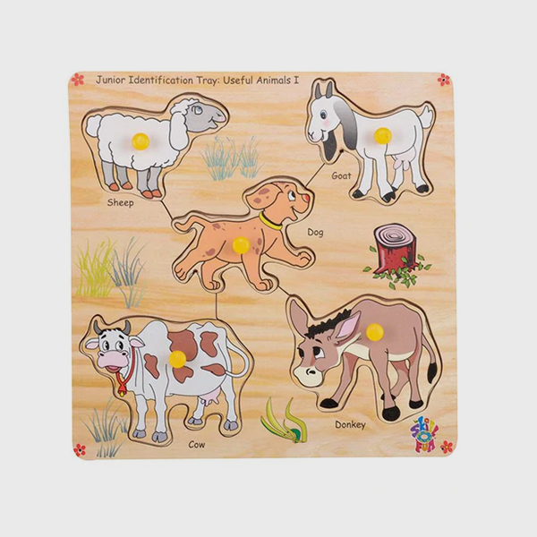 Identification Tray – Useful Animals I