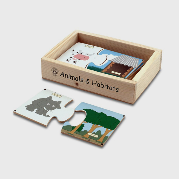 Learning Puzzle – Animals & Habitats (Set of 15)