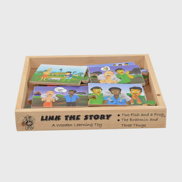Sequence Story Telling Puzzles II-Two Fish and a Frog and The Brahmin and Three Thugs
