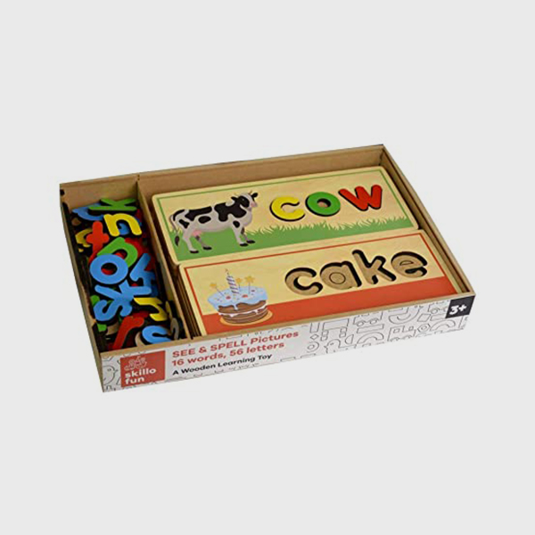 Wooden See & Spell Board Wooden See & Spell Board
