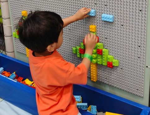 Blocks Wall Plate of 10 x10 inch 2 in 1 (Without Blocks)