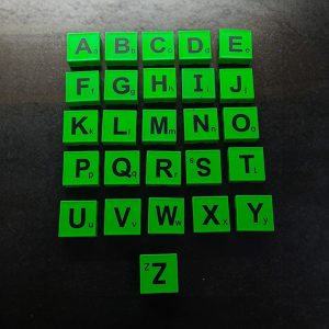 Blocks – A-Z Blocks (26 pcs Set) – Without Plate