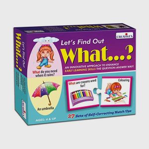 Let’s Find out- What?