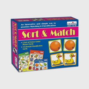 Sort And Match Card Game (Multi-Color)